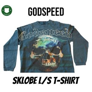 Godspeed Skull Globe Longsleeve T-shirt XS